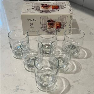Sway Mini Dessert / Cordial Glasses - Set of 6